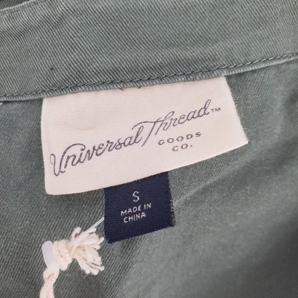 Universal Thread Womens Small Green Full Zip Utility Dress New With Tags‎ - Picture 4 of 6